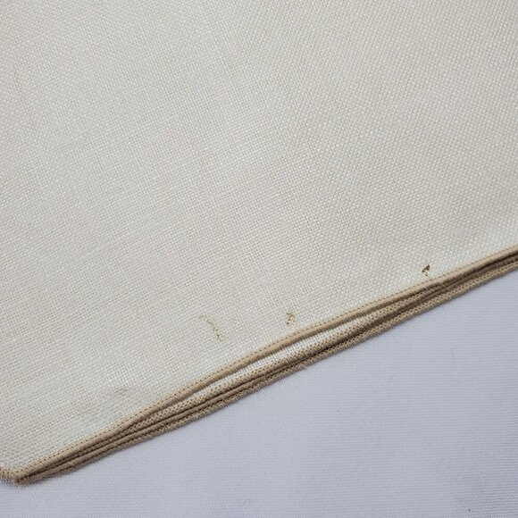 VTG Set Of 6 Beige Linen Napkins 16x16 Inches For Dining & Events - Picture 6 of 8